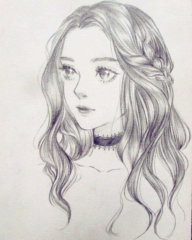 Девушка с волнистыми волосами