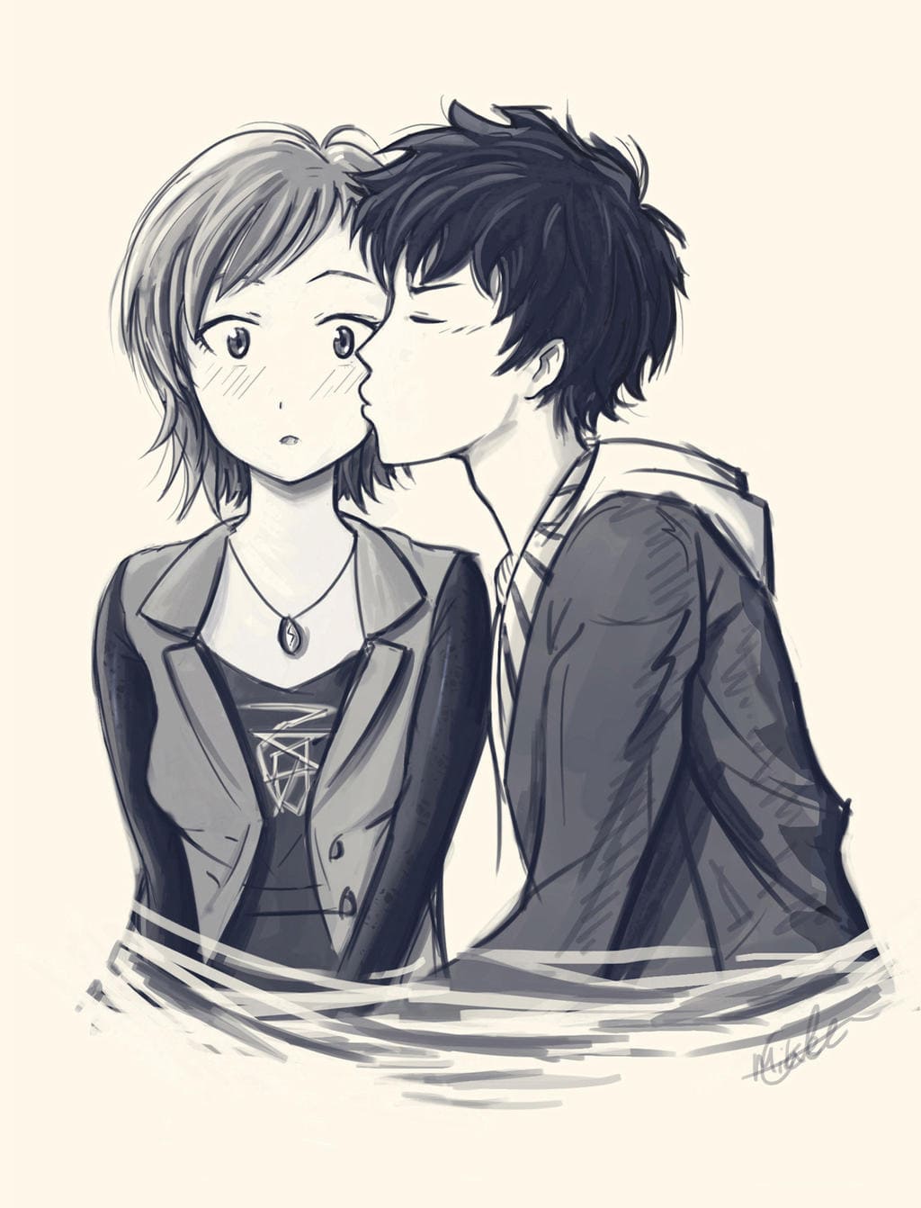 Boy and girl, Chibi Anime Drawing couple, love couple, love, child,  friendship png | PNGWing
