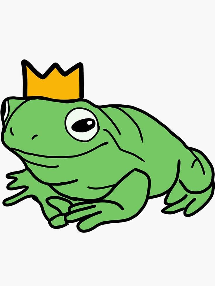 Frosch in der Krone