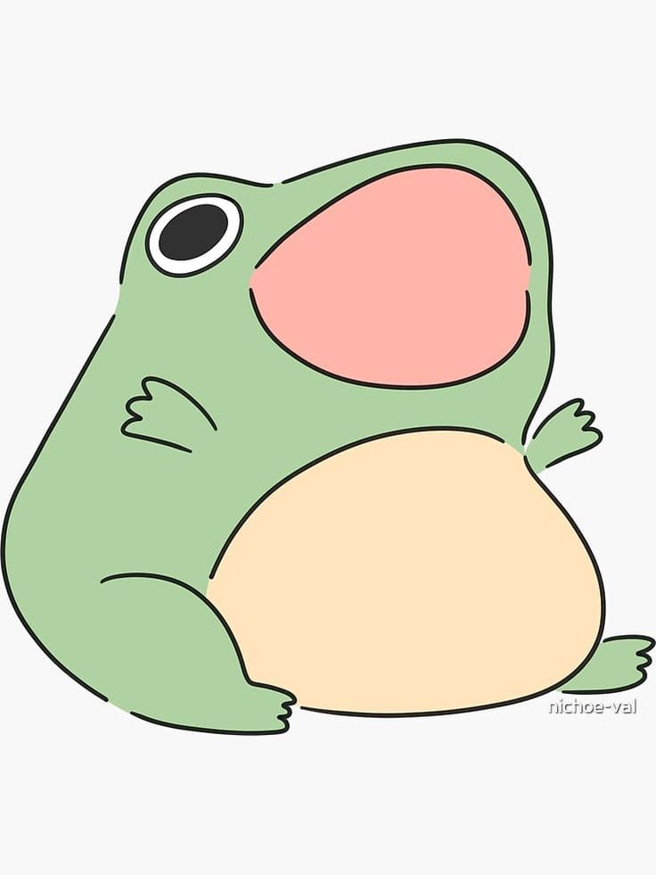 disegno della rana