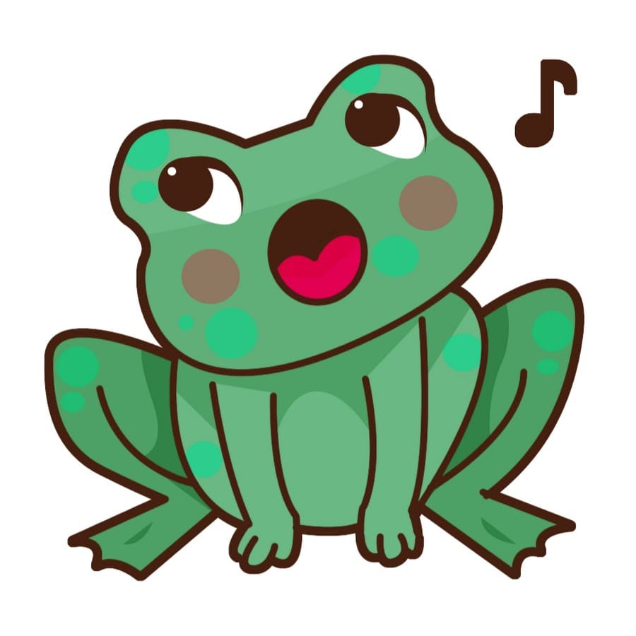 Frosch singt