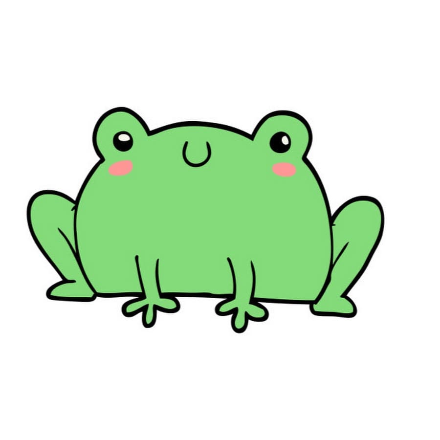 Frog for sketching