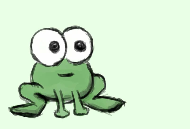 Cute Drawings Frog (70 Photos) | WONDER DAY — Coloring pages for children  and adults