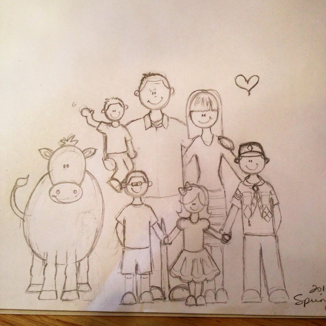 How to Draw a Family - Easy Drawing Tutorial For Kids