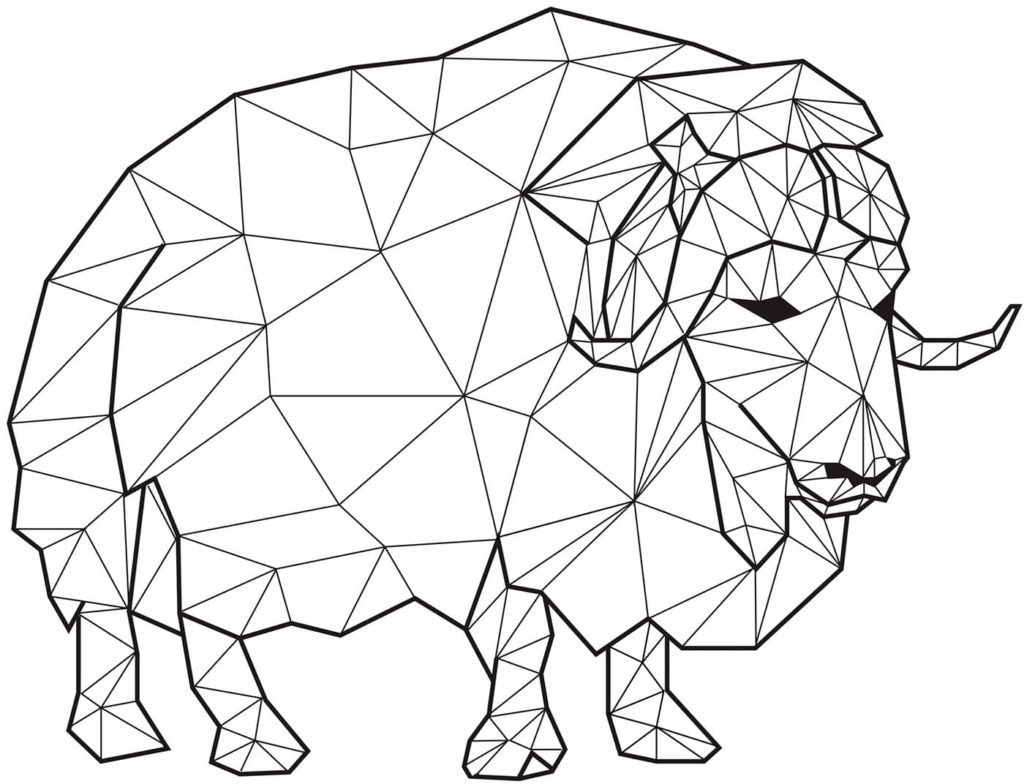 Animali dalle forme geometriche