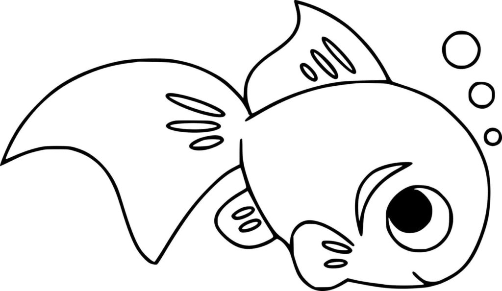 poisson de dessin animé