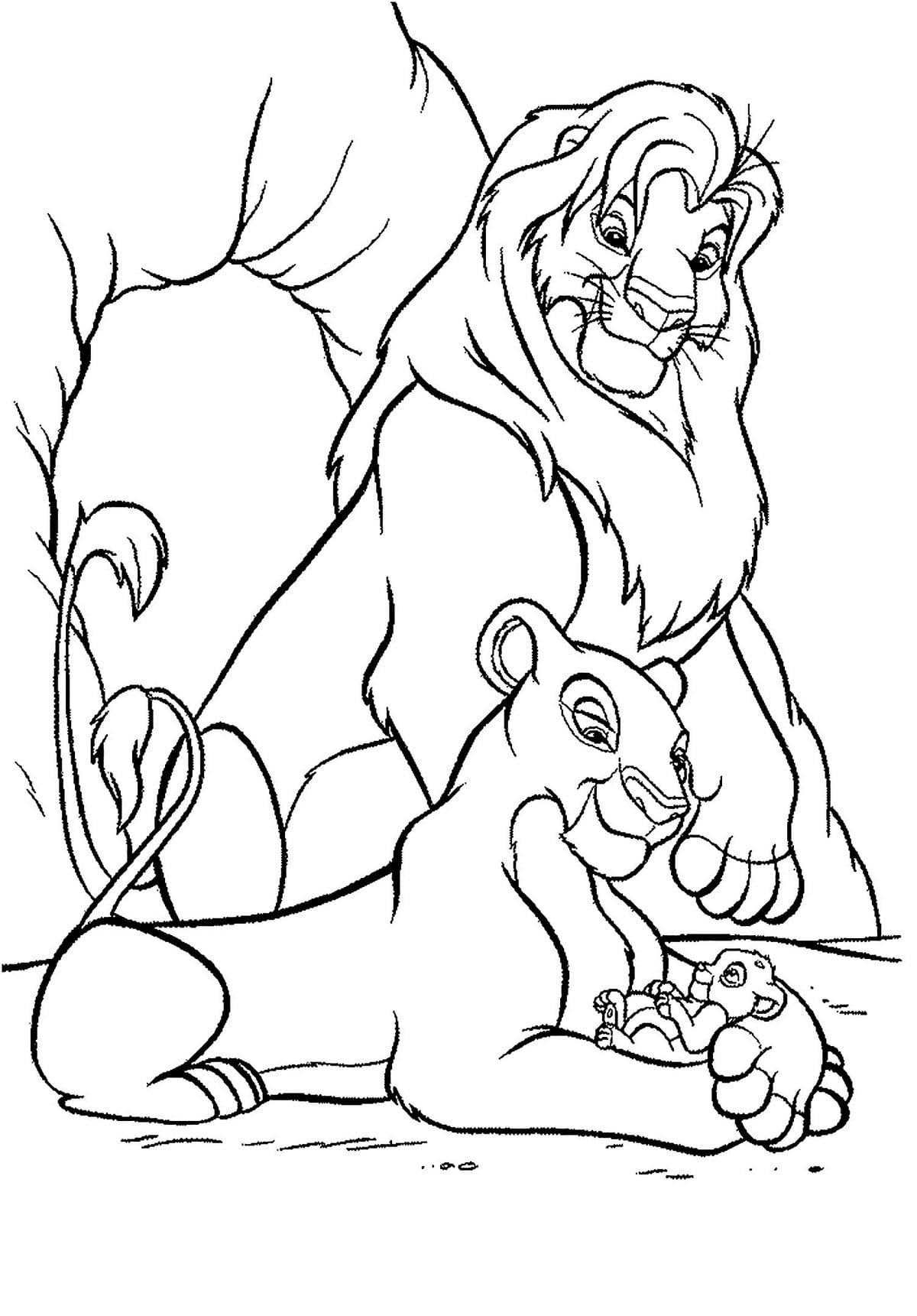 45 Collections Disney Coloring Pages Lion King 2  Free
