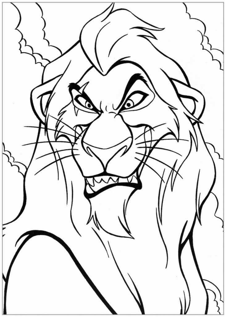 Lion en colère