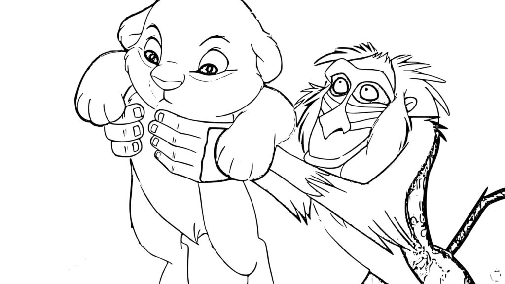 Scimmia e Simba