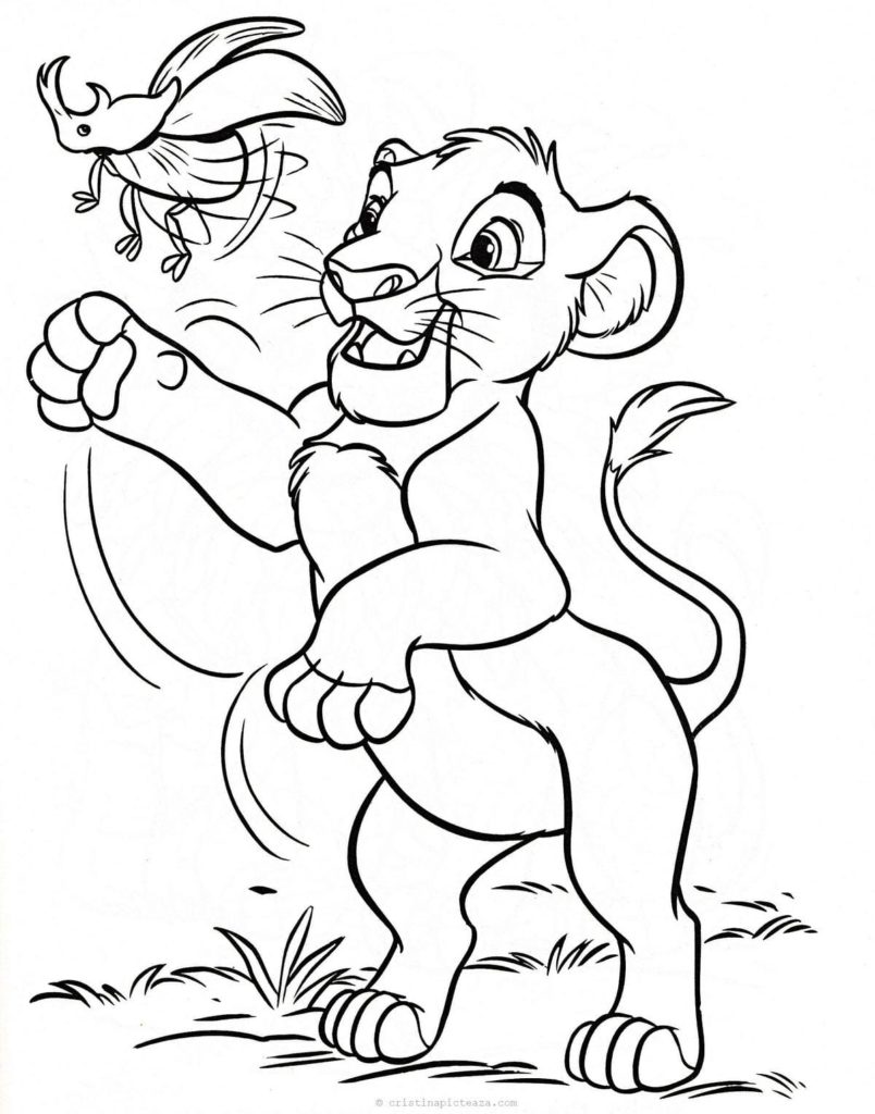 Simba catches a bug