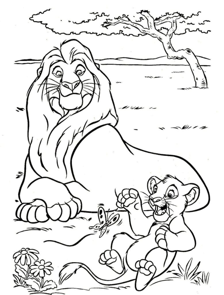 Mufasa and Simba