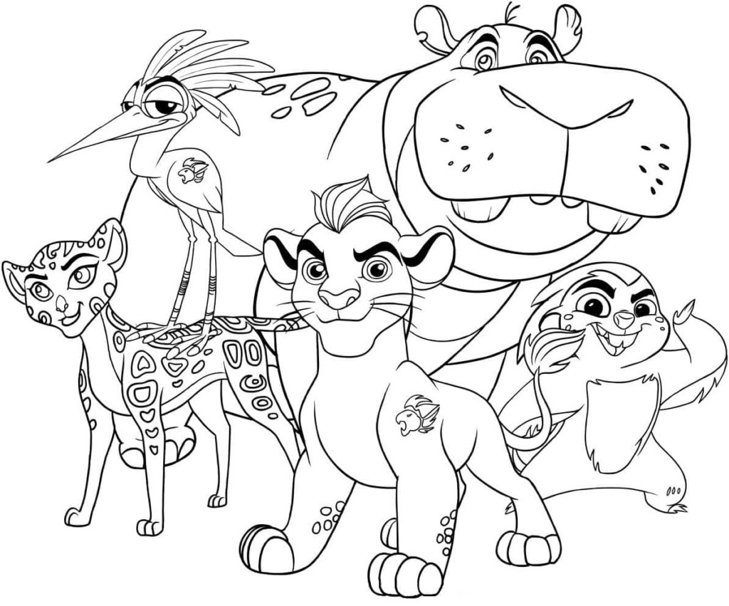 Personajes del león guardián