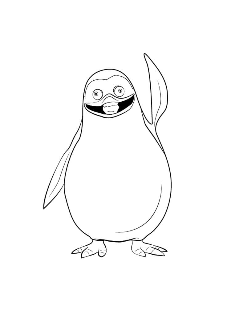 Glücklicher Pinguin