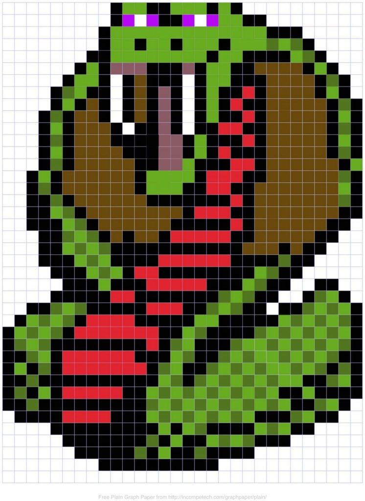 serpente pixel