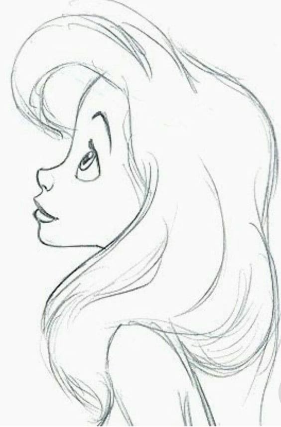 Porträt der kleinen Meerjungfrau Ariel