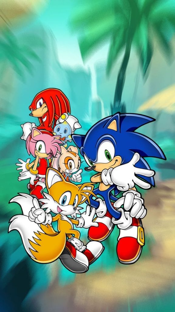 Sonic and his friends