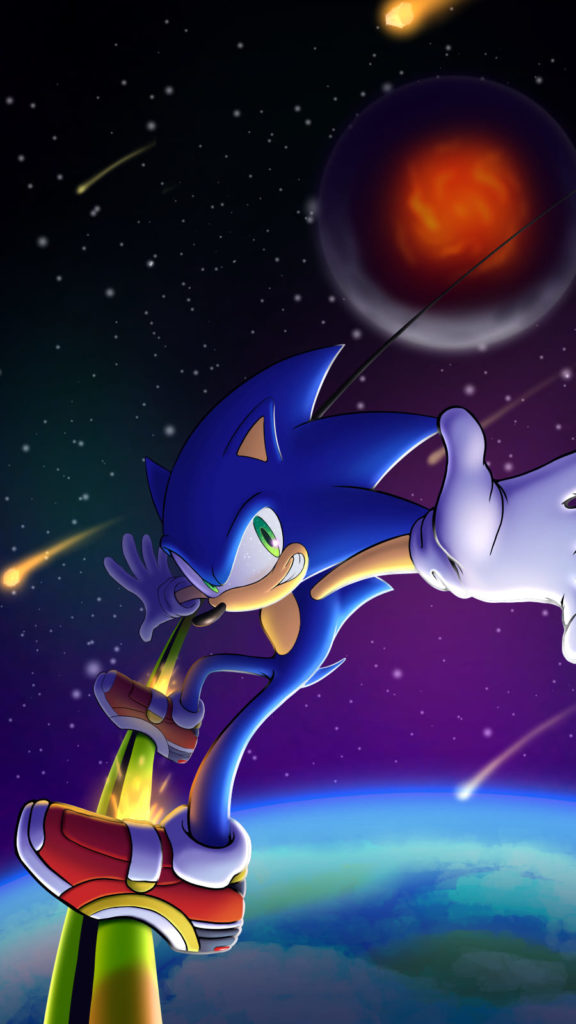 Sonic dans l'espace