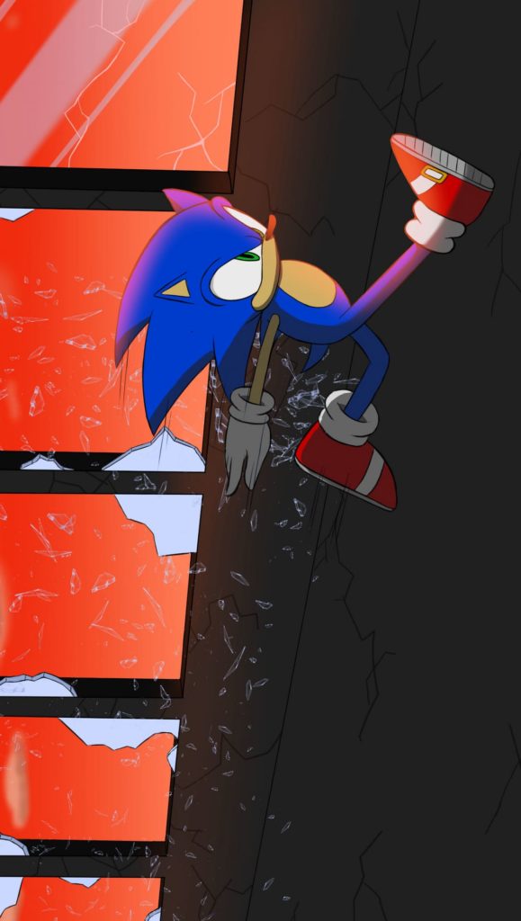 Sonic running