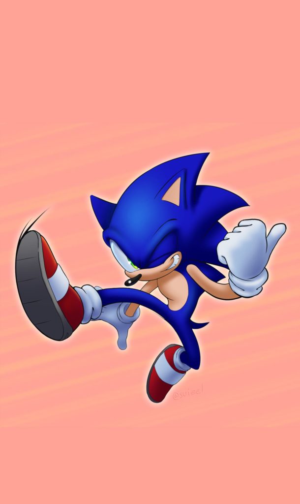 Sonic pulando
