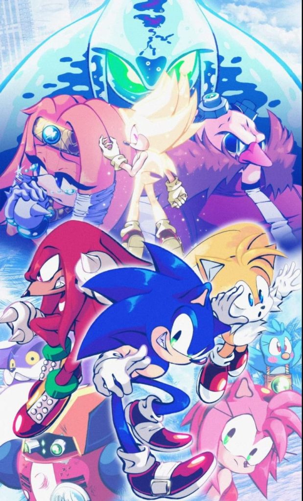 Sonic e outros personagens