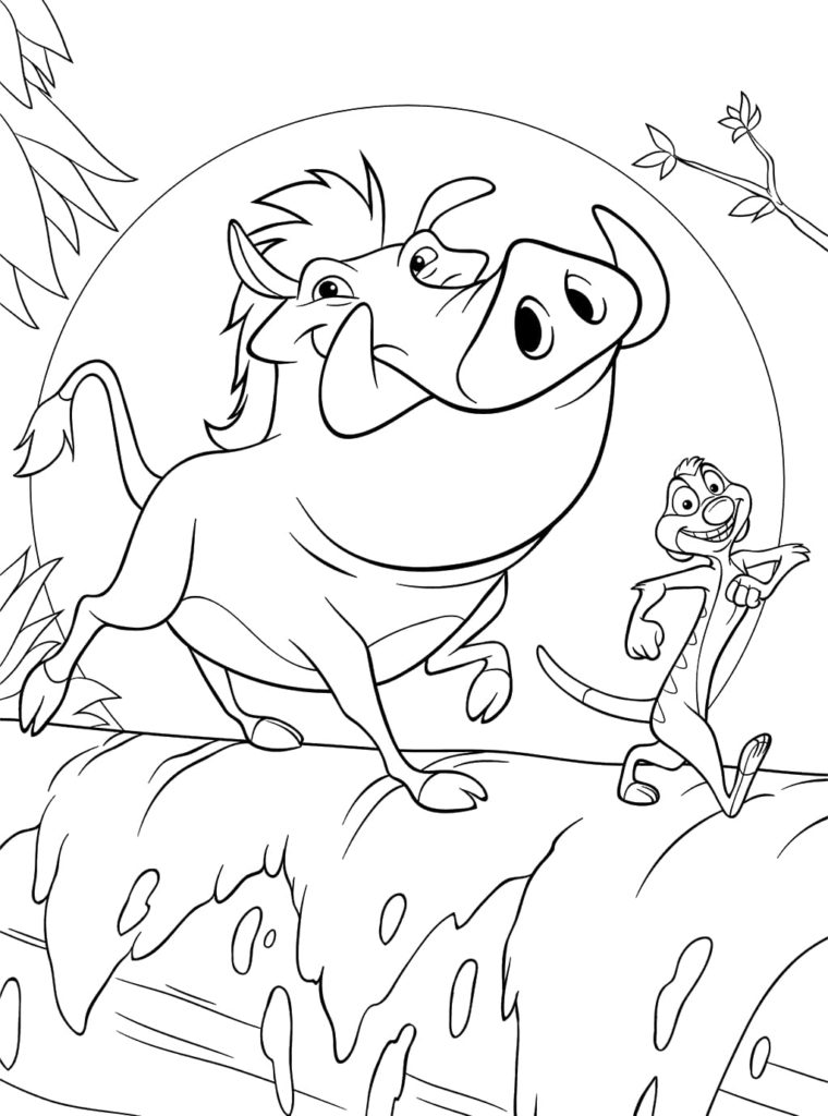 Timon and Pumbaa