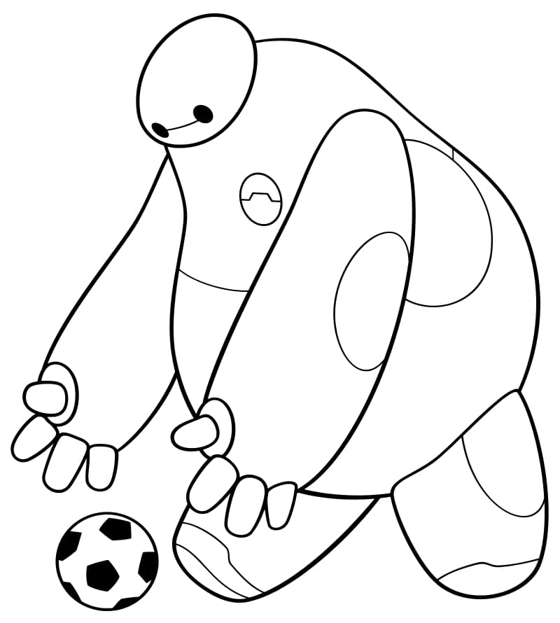Roboter, der Fußball spielt