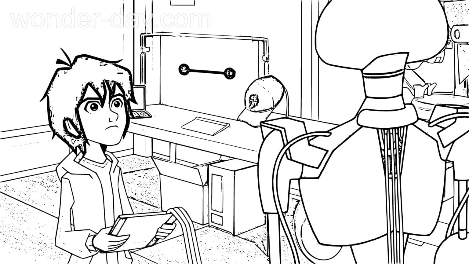 Big Hero 6 Coloring Pages | WONDER DAY — Coloring pages for children