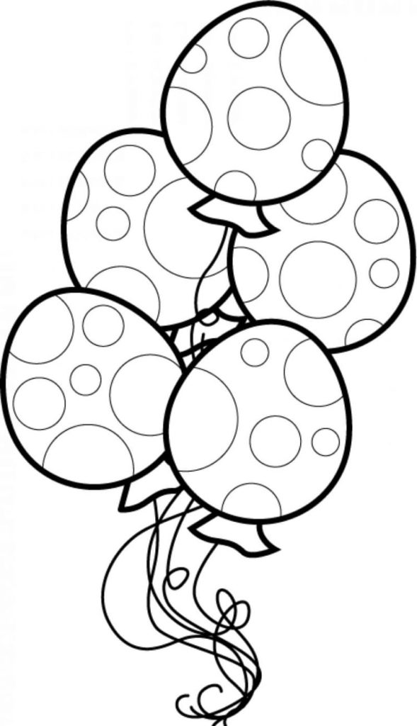 Gemusterte Luftballons