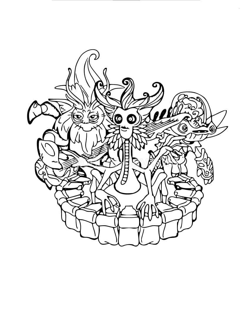 My Singing Monsters Colouring Pages - Free Colouring Pages