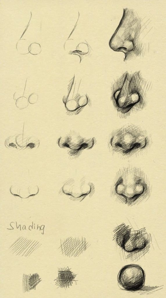 Drawing the nose