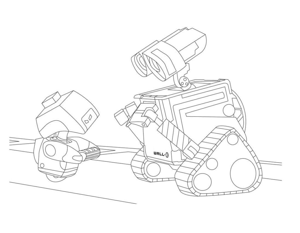 Desenhos para colorir WALL-E
