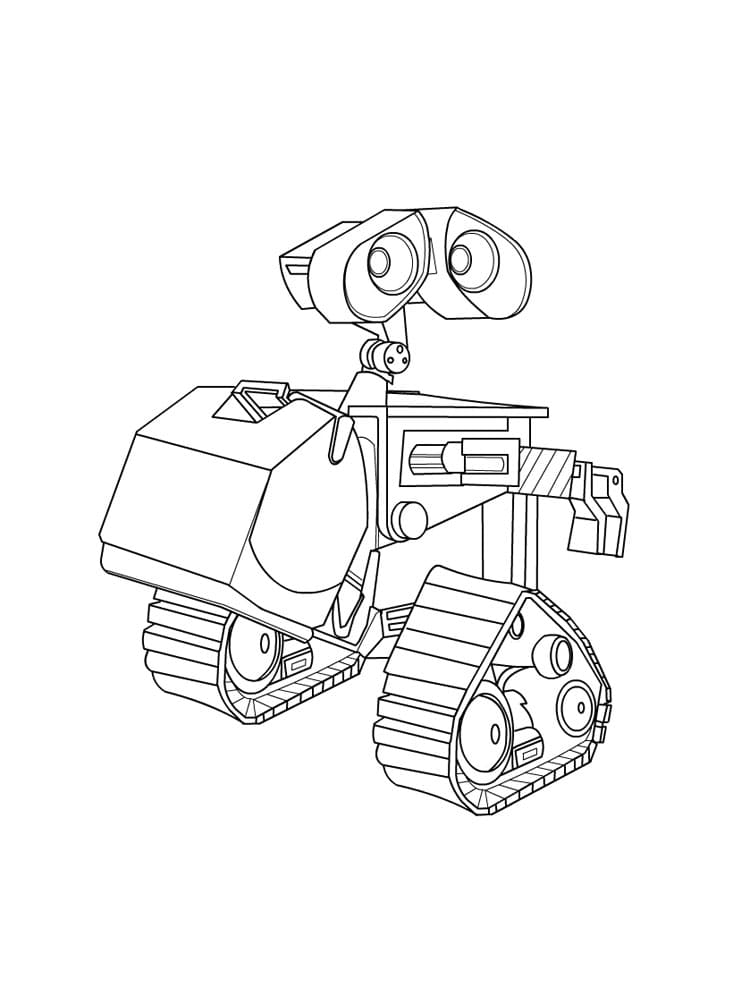 Dibujos de WALL-E para colorear