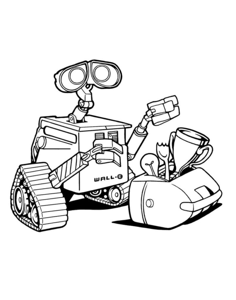 Disegni da colorare WALL-E