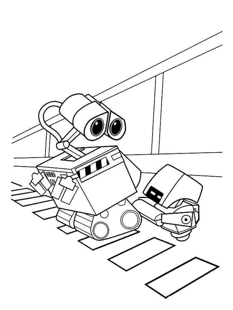 Desenhos de WALL-E para colorir