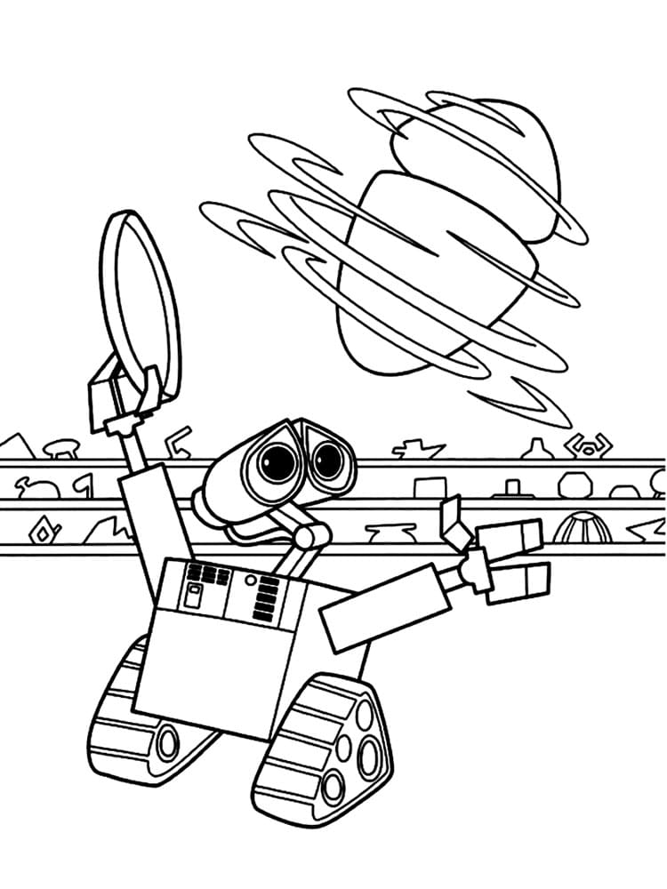 WALL-E coloring pages