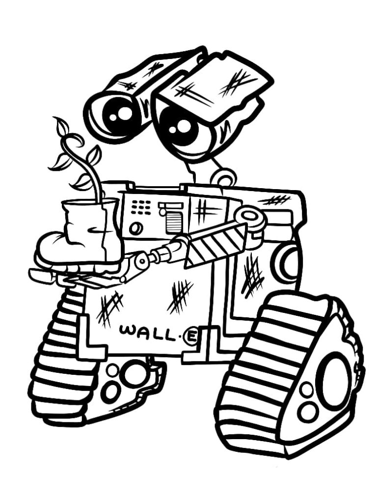 WALL-E coloring pages
