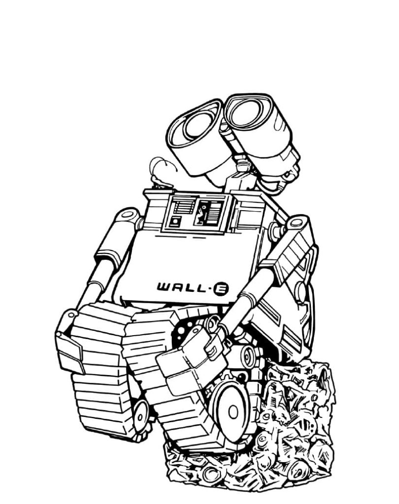Dibujos de WALL-E para colorear