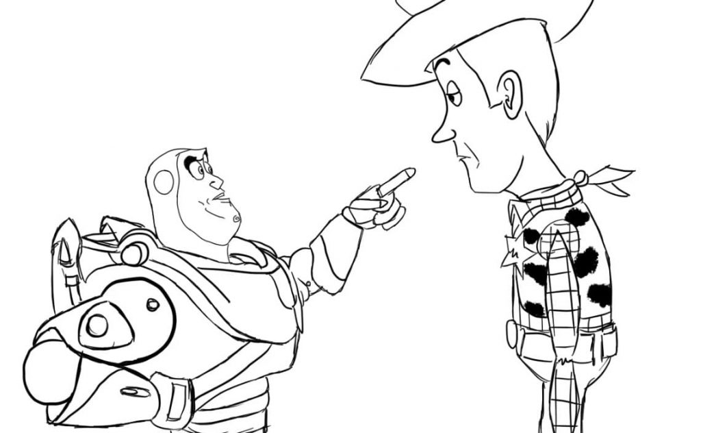 Buzz Lightyear und der Sheriff
