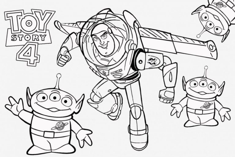 Buzz Lightyear Coloring Pages 