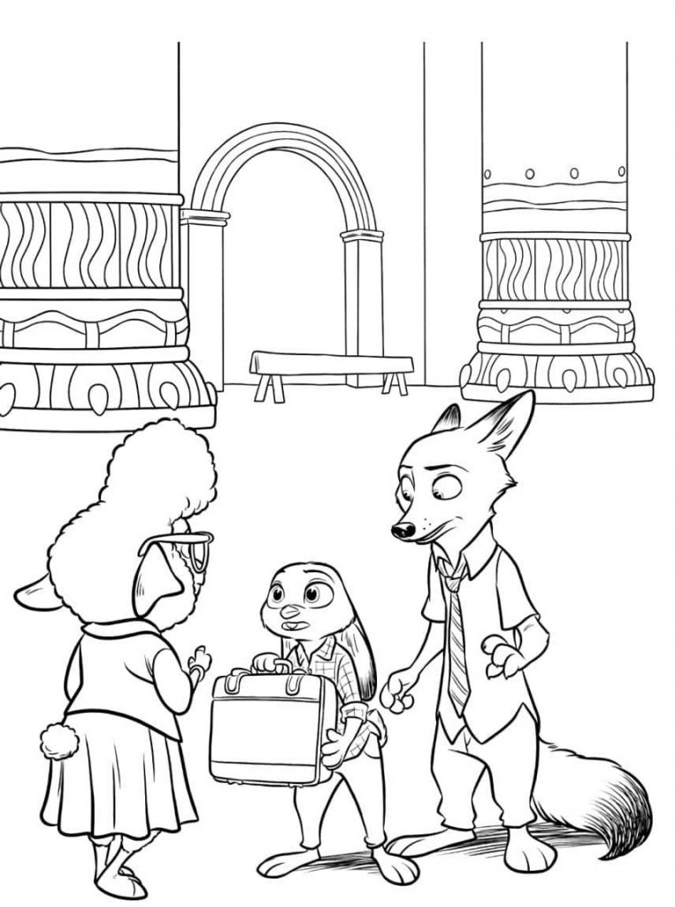 Bellwether, Nick Wilde and Judy Hopps