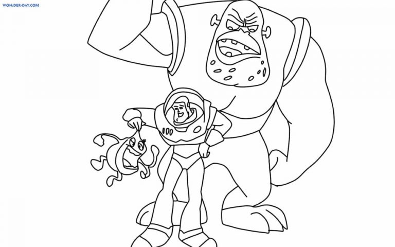 Coloriages Buzz l'Éclair | Coloriage pour enfants