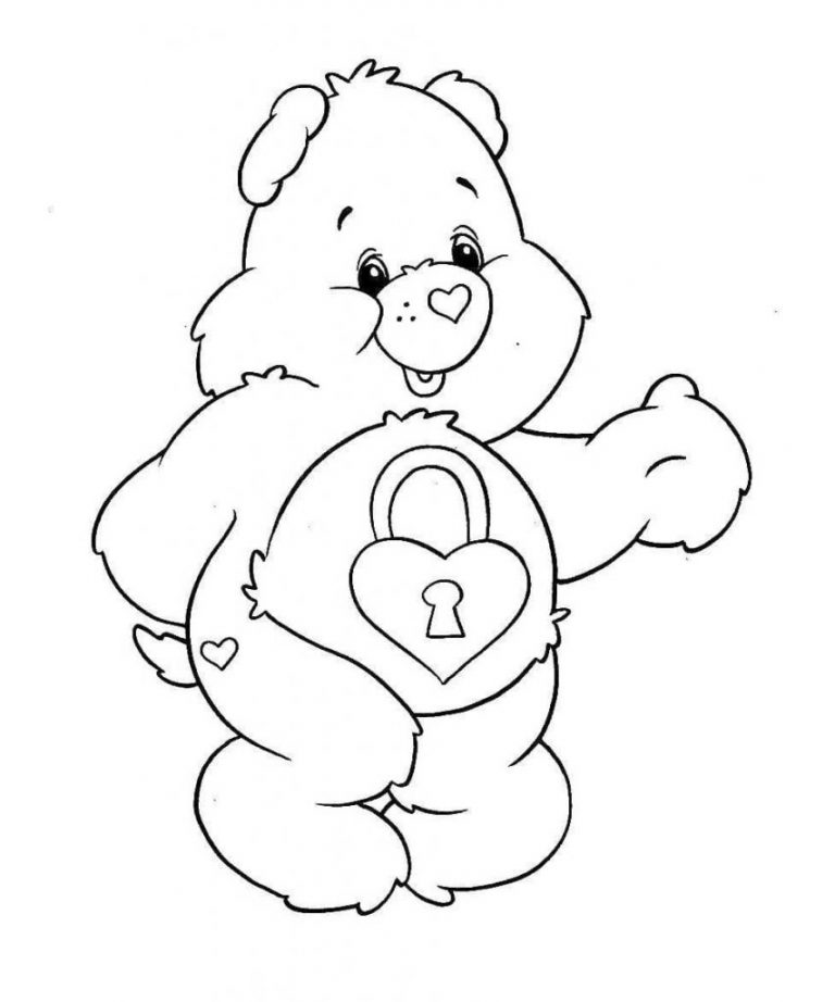 Dibujos de Osos Cariñositos para colorear | Wonder-Day
