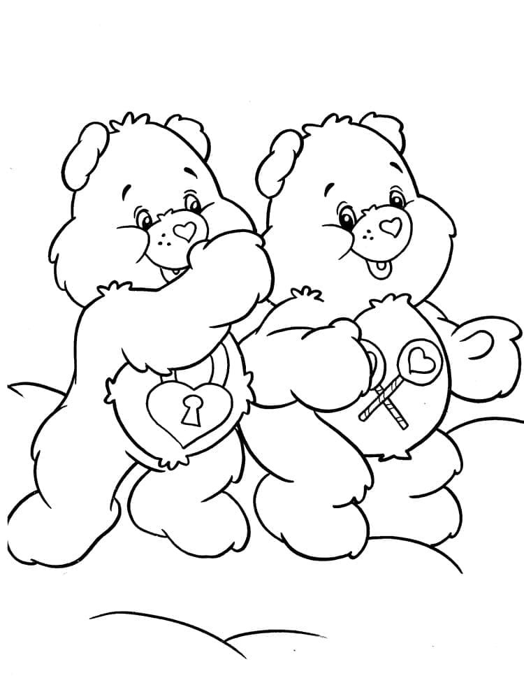 Deux ours mignons