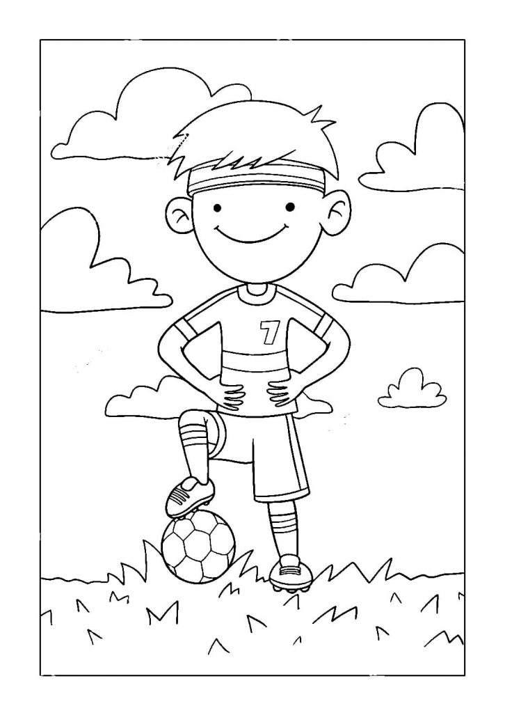 Jogador de futebol jovem