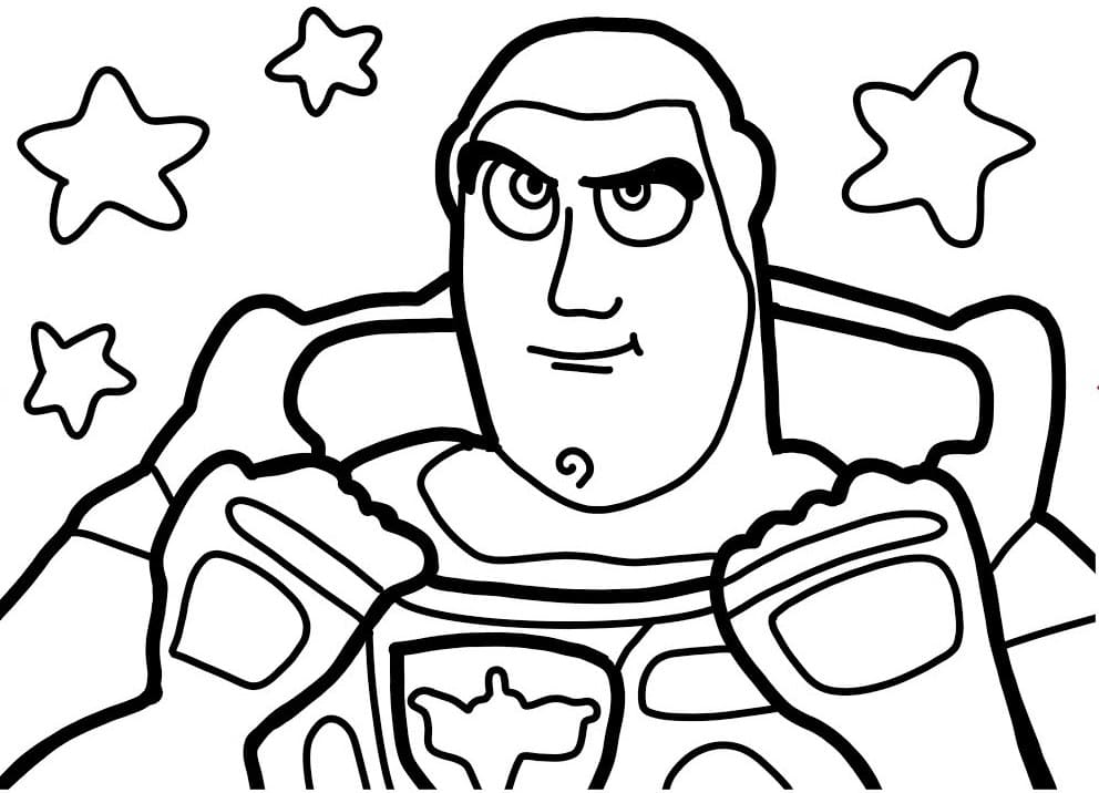 Buzz Lightyears Gesicht