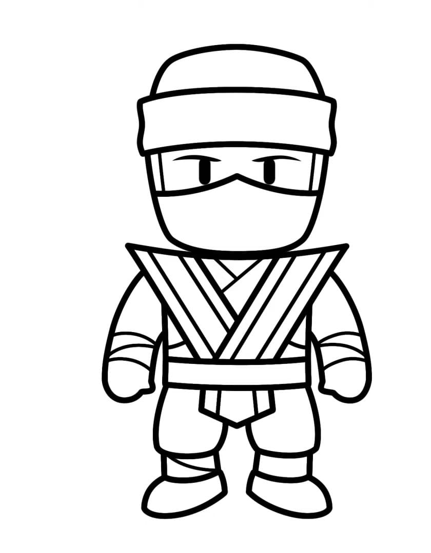 Desenhos para colorir do Stumble Guys para impressão grátis para