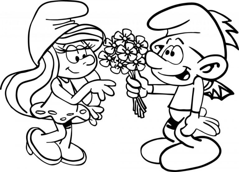 The Smurfs Coloring Pages | WONDER DAY — Coloring pages for children ...