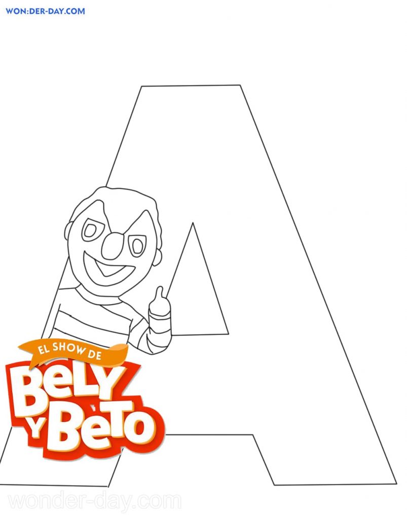 Dibujos de Bely y Beto para colorear | WONDER DAY — Dibujos para colorear  para niños y adultos