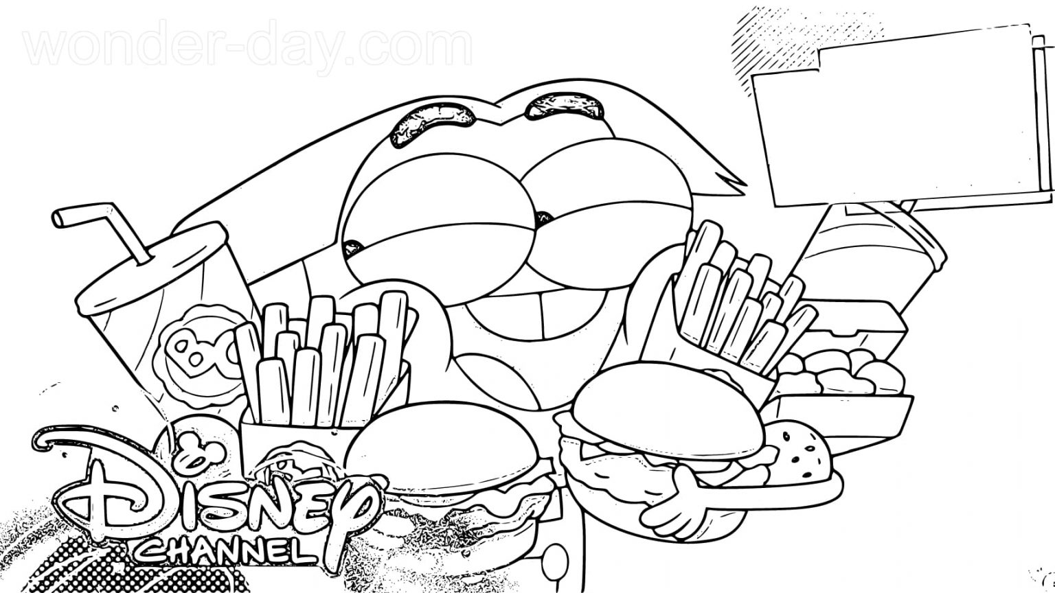 Big City Greens Coloring Pages - Wonder Day Big City Greens Coloring Pages 16 1536x864 