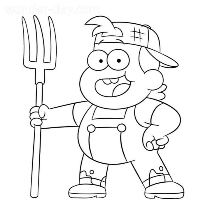 Big City Greens Coloring Pages - Wonder Day Big City Greens Coloring Pages 23 768x698 